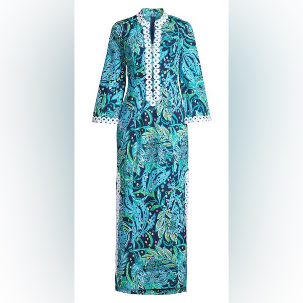 Lilly Pulitzer Shealyn Maxi Caftan Dress New Size 14